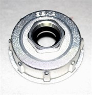 Aluminium IBC K61 Kapsel 2" Grov - med indv. 3/4" Rg.  Swivel (drejelig) (Anvendes ofte)